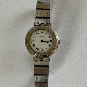 Cartier Santos Ronde Vendome Silver Steel